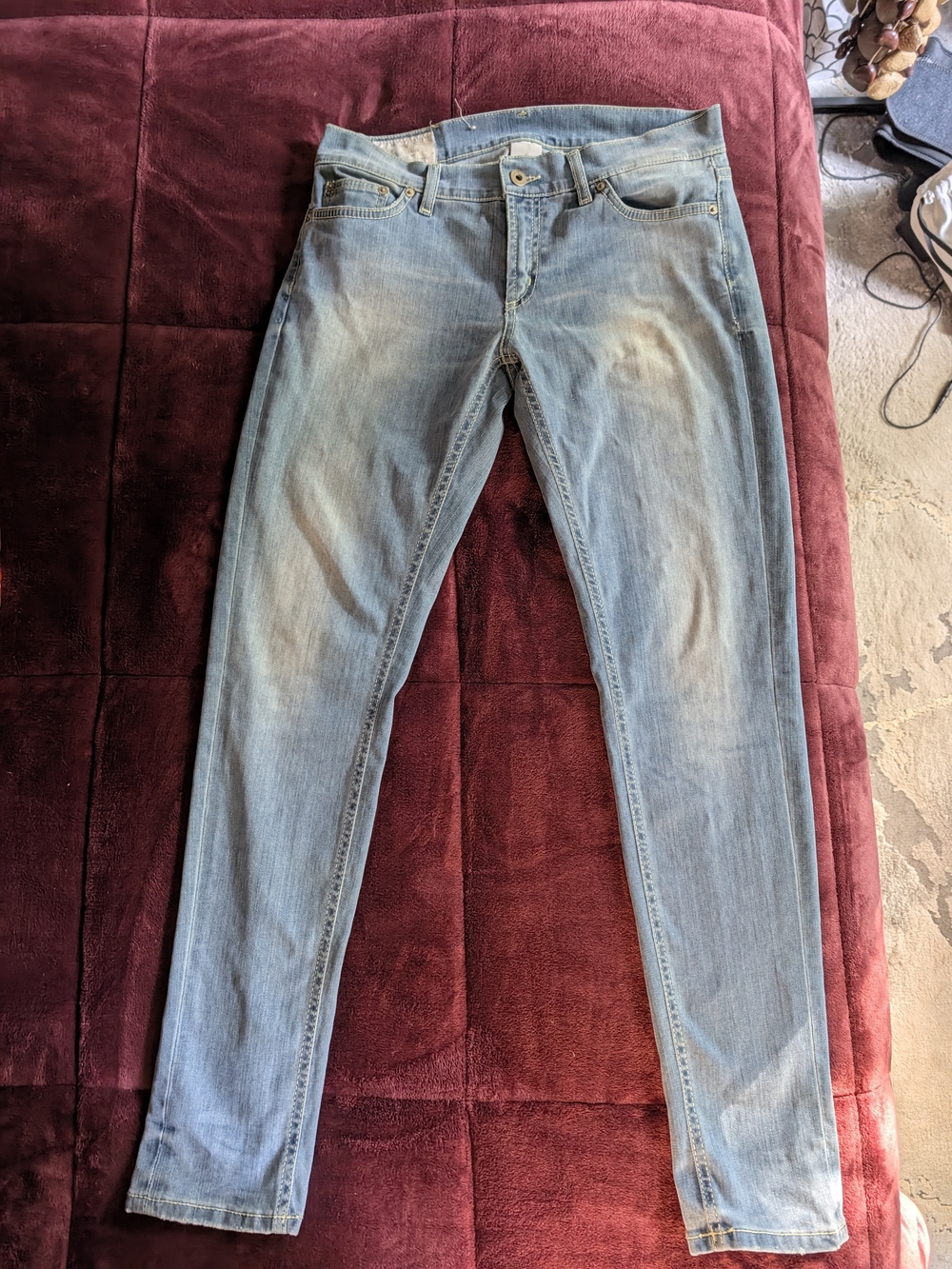 Woman's Light Blue Slim Fit Jeans